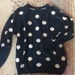 Forever 21 polka dot sweater size small
